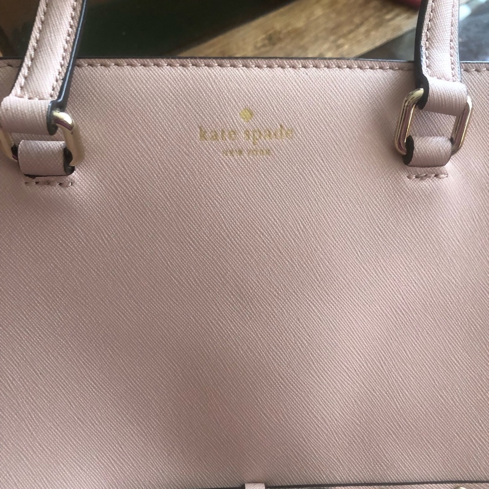 Kate Spade Jeweled Hadlee Pink Leather Cross Body - Picture 4 of 10